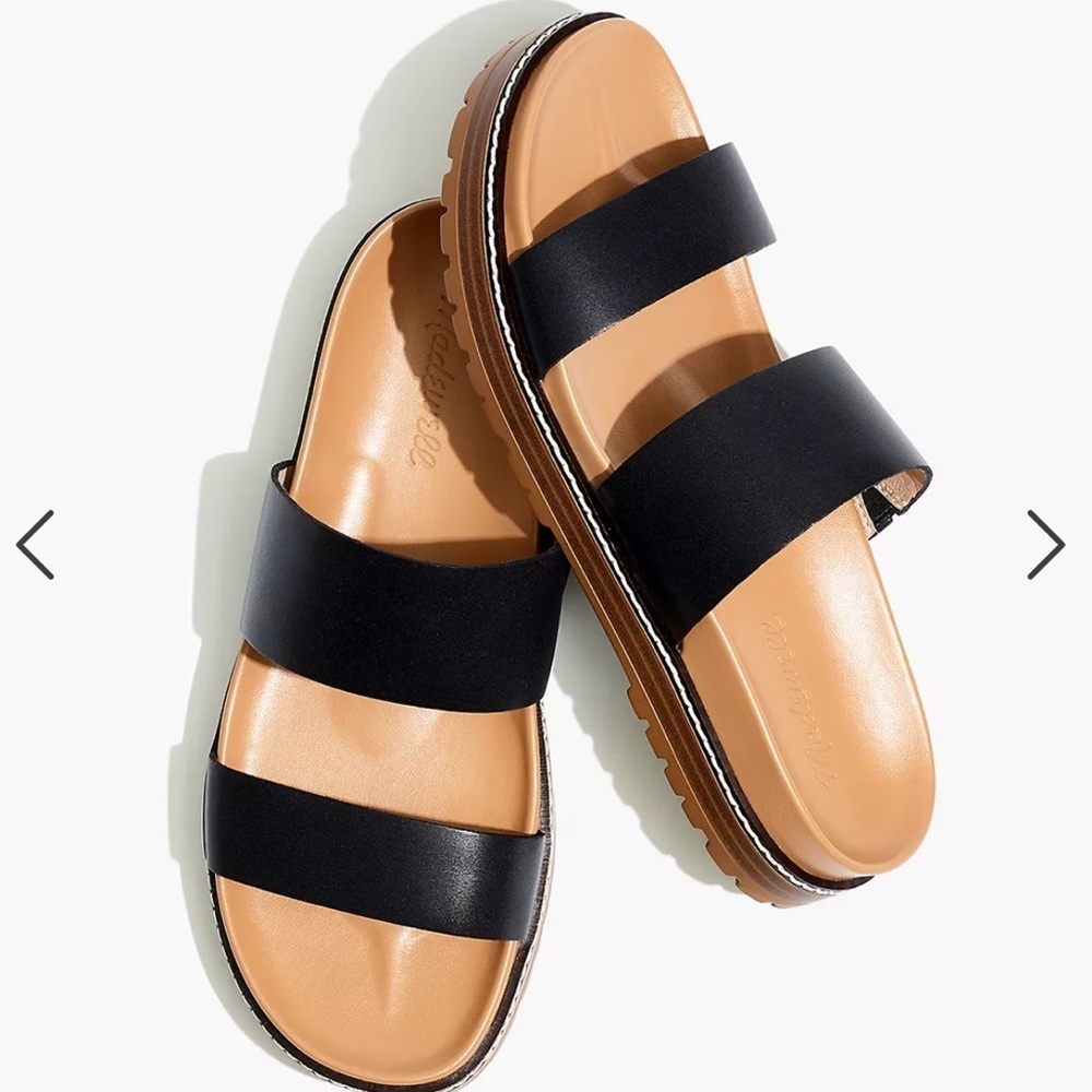 Madewell The Charley Double-Strap Slide Sandal ND955